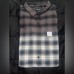 Diamond Supply Co Women’s Catskill Flannel Dress (Plaid) Size Medium